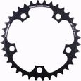 Plateau vélo - 38 dents - diamètre 110 mm - couleur noir-0