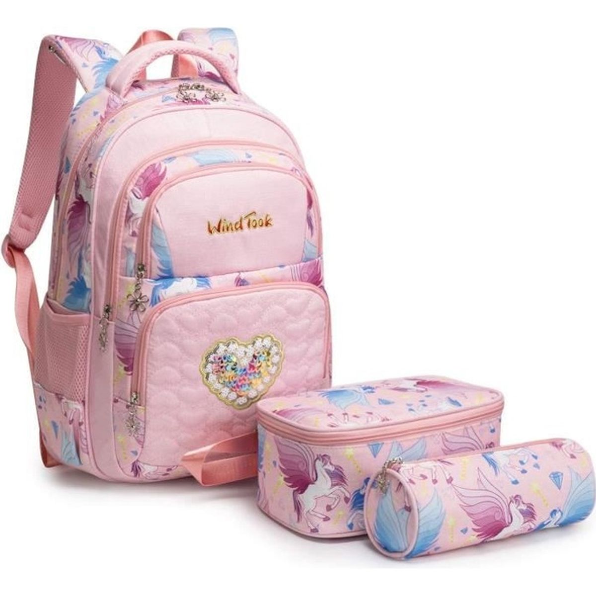 WindTook 20L Sac à Dos Enfant Filles Grand Primaire Cartable Scolaire d