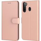 Coque Xiaomi Redmi Note 8 (2021) Rose Gold ,Aurstore Housse avec languette Etui Pochette En Cuir PU Multifonction,Protection En 360