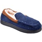 Charentaise Homme Premium - OZABI - MU8727 Marine - Fourrée - Confortable - Résistante