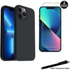 1 Coque de protection Noir + 2 Verres trempé pour iPhone 13 Pro max avec Stylet Toproduits®