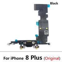 8 plus noir - Carte de chargement 100% originale pour iPhone , câble flexible avec connecteur de Port USB