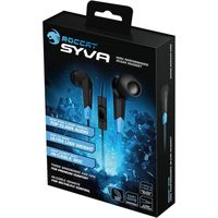 Roccat Syva - High Performance In-Ear Headset Microphone Intégré au Câble,Call/ Play-Bouton Noir