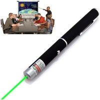 CA03228-stylo pointeur laser vert laser 532nm haute puissance lumineuse du faisceau 5mW militaire