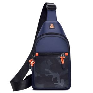 Sacoche Bandoulière Homme En Cuir Marron - Multi-fonctions Pour Sports Et Loisirs - Taille Moyenne