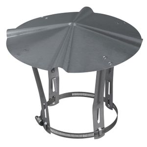 chapeau de pluie Ventilation diam/ètre 125/ mm Flue Conduit Chapeau de chemin/ée Casquette Capuche