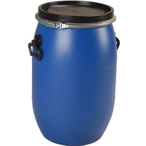 CITERNE - CUVE - FUT - JERRYCAN Fut 60 litres bleu à ouverture totale