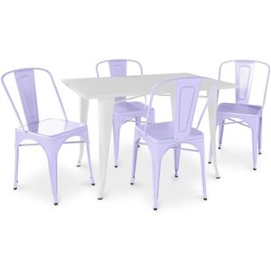 TABLE À MANGER COMPLÈTE Table de salle à manger + X4 chaises de salle à ma