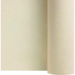 Nappe blanche en papier effet tissu 5mx1,20m : le rouleau à Prix