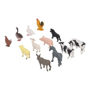 Animal ferme jouet ensemble outil agricole modèle Animal de ferme caractère  maison de poupée bétail étable étable cheval - Cdiscount Jeux - Jouets