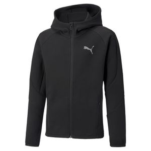 SWEATSHIRT Sweatshirt enfant Puma Evostripe Full-Zip - noir -