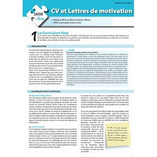 CV ET LETTRES DE MOTIVATION - Cdiscount