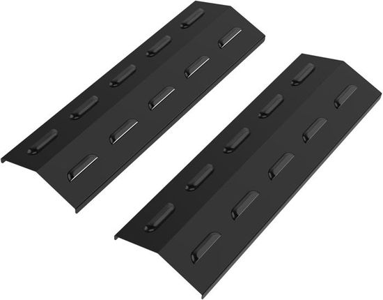 Coisien Lot De 4 Barres D'Aromatisation Universelles 37 Cm - Couvercles De Brûleur En Acier Porcelaine Pour Grils Uniflame GBC750W, Thermos, Master Forge Et Plus