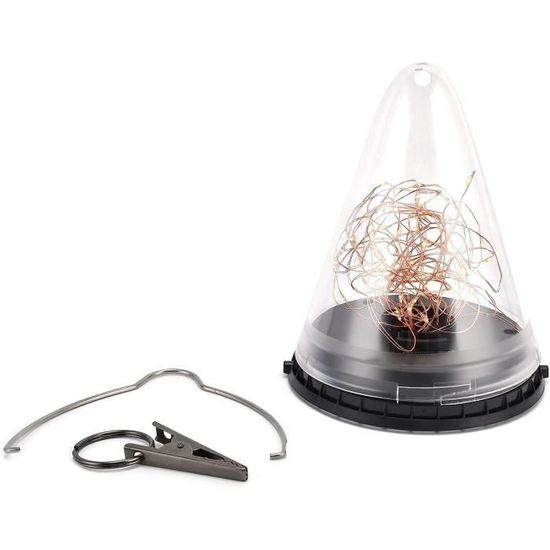Épouvantail Oiseaux Solaire – Réflecteurs Miroirs + Alarme 120 DB – Hauteur 30,5 Cm – Étanche IP4 – Pour Jardin Terrasse