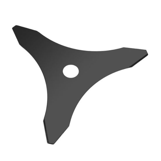 Lame 3 Dents Pour Débroussailleuse - Diamètre 300 Mm, épaisseur 4 Mm, Alésage 20 Mm - Acier Manganèse Haute Résistance
