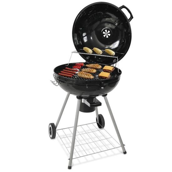 KAI Barbecue à Charbon de Bois BBQ Grill Ronde Extérieur pour Camping