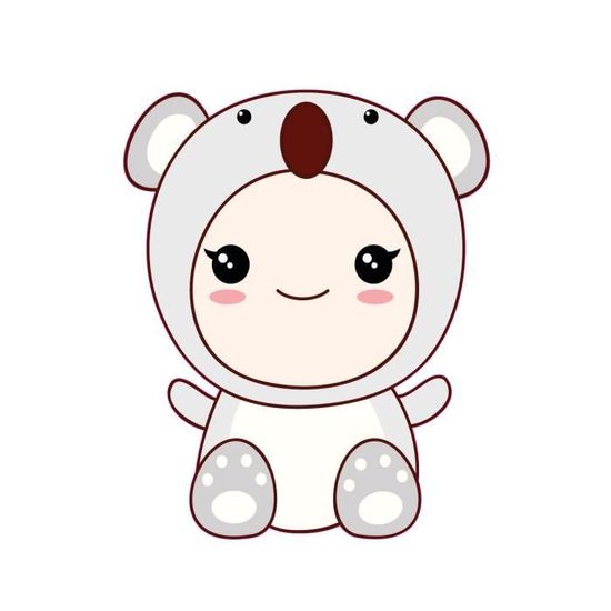 Stickers Autocollants Enfant Deco Bebe Manga Koala Ref 439 Dimension Autocollant Hauteur 25 Cm Cdiscount Maison