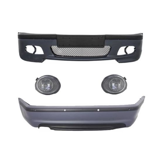 Kit Carrosserie pour PDC pour BMW E46 Berline 9804 Parechocs Antibrouillard MTechnik