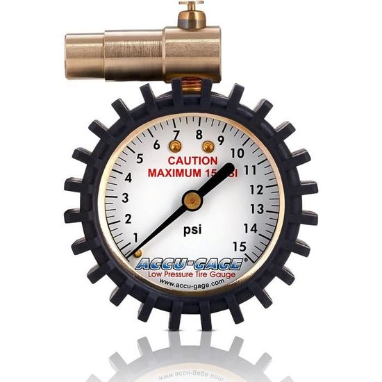 Fat Bike Presta Valve Basse Pression Jauge De Pneu De Vélo, 15Psi[u2900