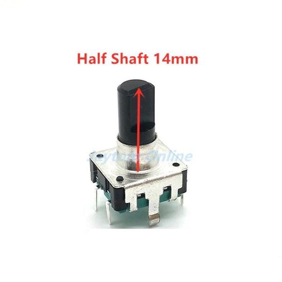 Lot De 3 Encodeurs Rotatifs 6mm 18 Crans 360° + Bouton Poussoir - Idéal Arduino & Projets Électroniques