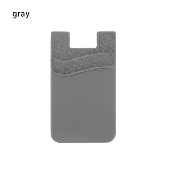 Porte-carte Adhésif Pour Téléphone - Pochette Silicone Noir Pour Carte Bleue - Neuf Avec étiquettes - Accessoire Pratique