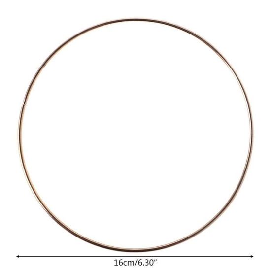 Tucireat Cercle Metal 16 Pièces Anneaux En Métal Attrape Rêve Anneau