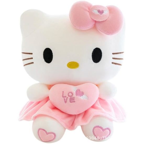 Dessin animé mignon Hello Kitty peluche poupée jouets en peluche pour  enfants filles cadeau d'anniversaire 