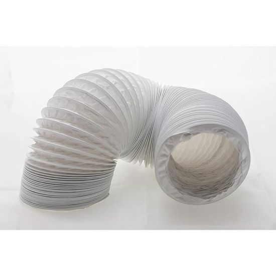 Tuyau d'évacuation d'air en PVC flexible, diamètre 100/102 mm, longueur