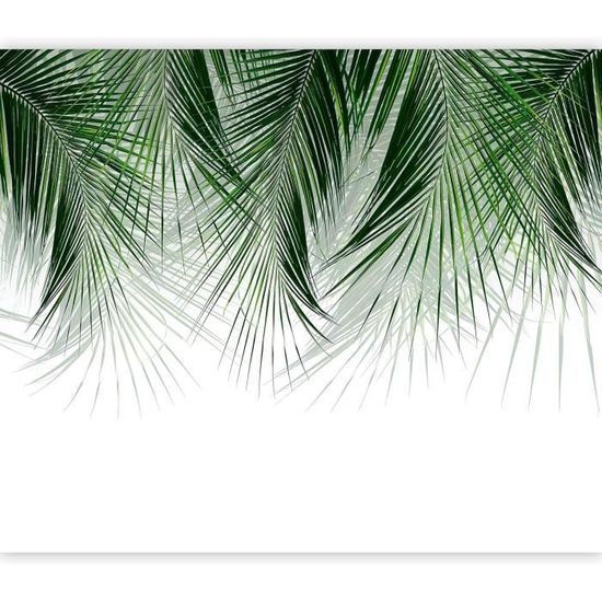 Stickers Déco Pour Porte 88x200 Cm - Motif Feuilles Palmier 3D - Autocollant PVC Amovible Pour Salon, Chambre, Cuisine - 13