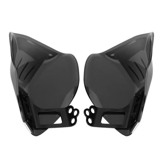 Protège-Mains Moto Déflecteur Vent Guidon Résistant Chocs - Protection Mains Moto Noir Universel