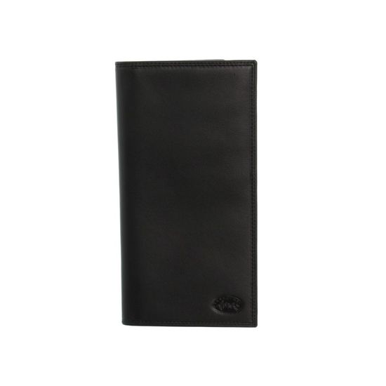 Porte-chéquier Francinel en cuir ref 46413 Noir 12*23*1 Noir