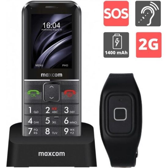 TÉLÉPHONE PORTABLE POUR Personnes âgées 32 Mo Et