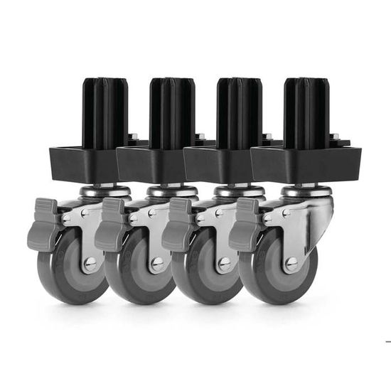Set De 4 Roulettes + 8 Patins Pour Enceintes - Transport Facile, Compatible Avec Nombreux Modèles - 14