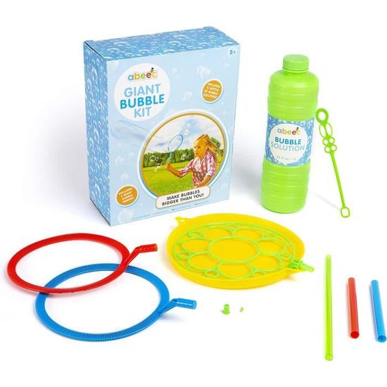 Bubbletastic Solution à Bulles 1 Litre Pour Enfants - Recharge Géante Pour Pistolet à Bulles