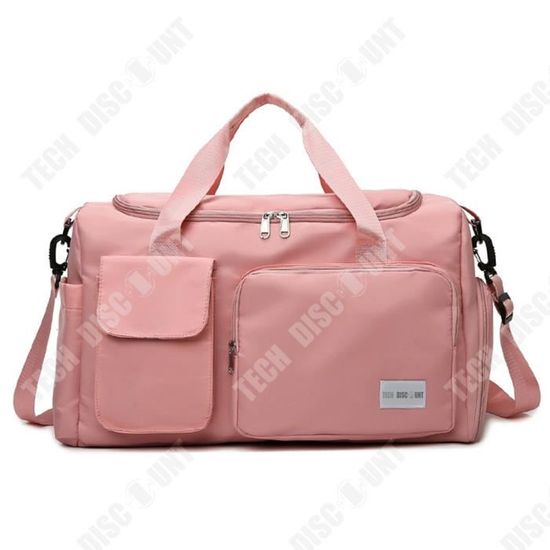 Sac Oxford Imperméable Sac Weekender Grande Capacité 46x28x25cm - 3 Sacs Chaussures Compartiment Humide Voyage Sac Voyage Femme