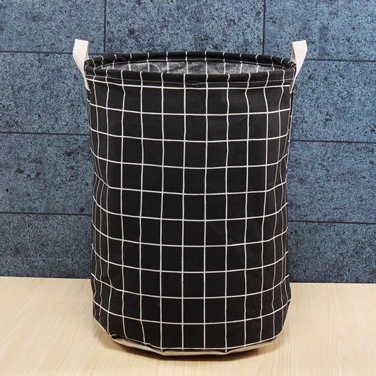 TOPP4u Panier à linge étroit avec couvercle – Panier à linge pliable pour les encoches avec beaucoup de volume – 52 litres – 20 x 45 x 60 cm – Mince