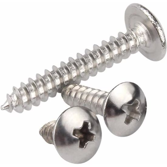 Lot De 6 Vis En Acier Inoxydable 304 - Dimensions 5/16-18 X 1 Pouce - Neuf Uxcell