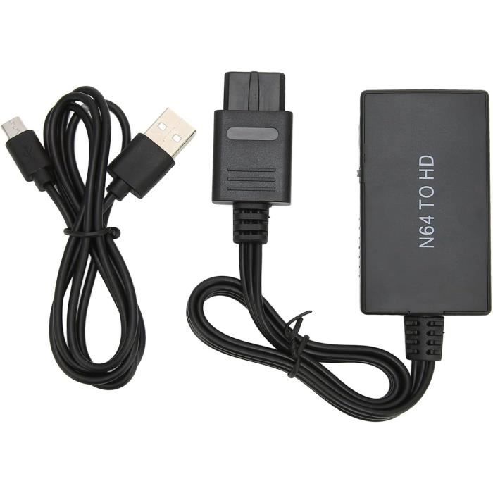 Adaptateur N64 Pour Nintendo Switch & PC - Convertisseur 2 Manettes En 1 - Fonction Turbo & Bouton HOME - Plug & Play - 4