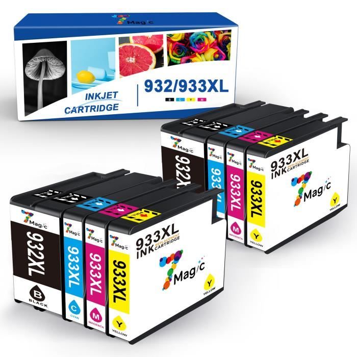 Cartouches D'encre HP 932XL Et 933XL Neuves - Noir Et Magenta - Originales HP