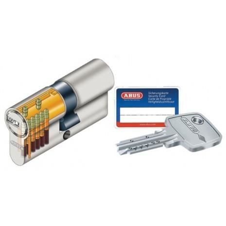 Profilé européen EC-S - 005 - Type cylindre - à 2 entrées de clé, Dimensions - 30x40, FINITION - Nickelé - 44996