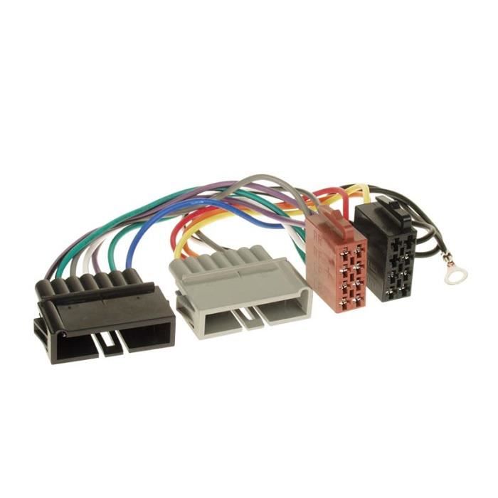 Faisceau autoradio Chrysler / Dodge / Jeep > norme ISO