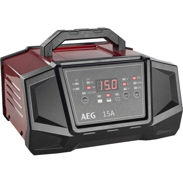 AEG Werk WM15-100A 158009 Chargeur 12 V, 6 V 8 A 15 A