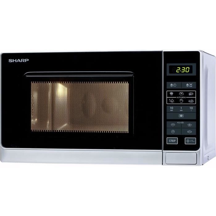 Sharp R-242INW Micro-ondes Solo 20 litres - Argent