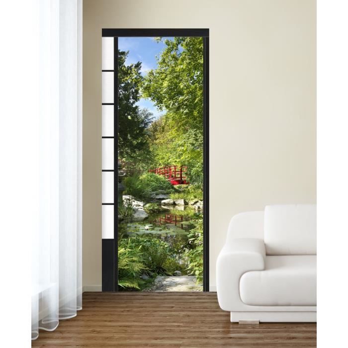 PLAGE Ondoor Sticker Adhésif de porte - Osaka204x83cm