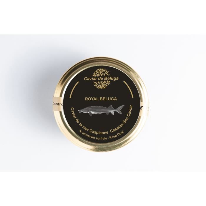 Caviar Beluga Royal 30 g sous-vide métal