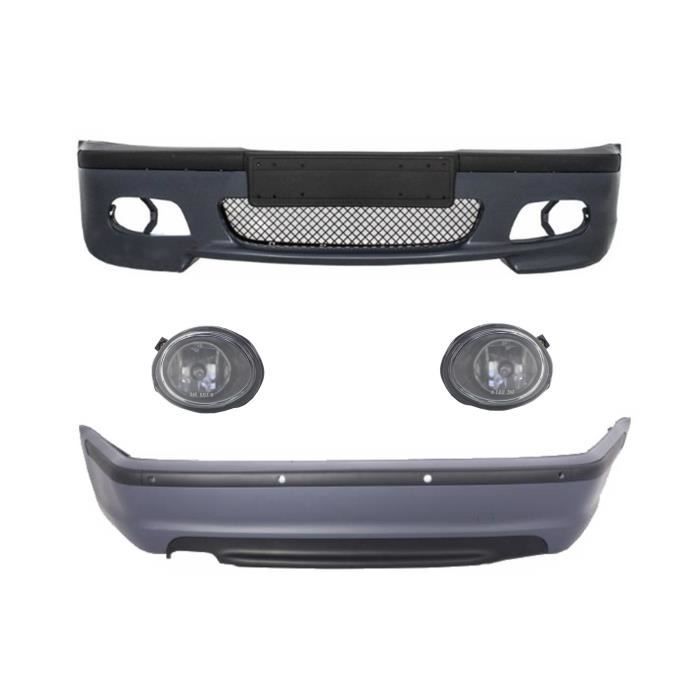 Kit Carrosserie pour PDC pour BMW E46 Berline 98-04 Pare-chocs Antibrouillard M-Technik