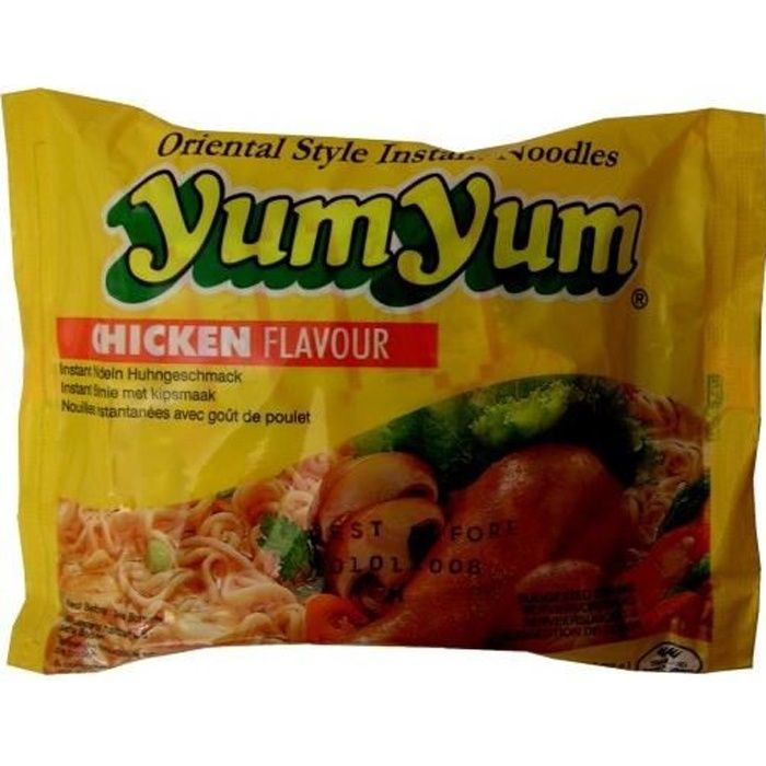 Yum Yum soupe de nouilles de poulet, 30 sacs