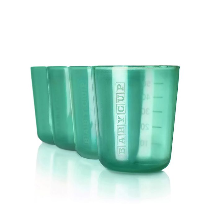 Lot de 4 Mini-tasses graduées BABYCUP Vert