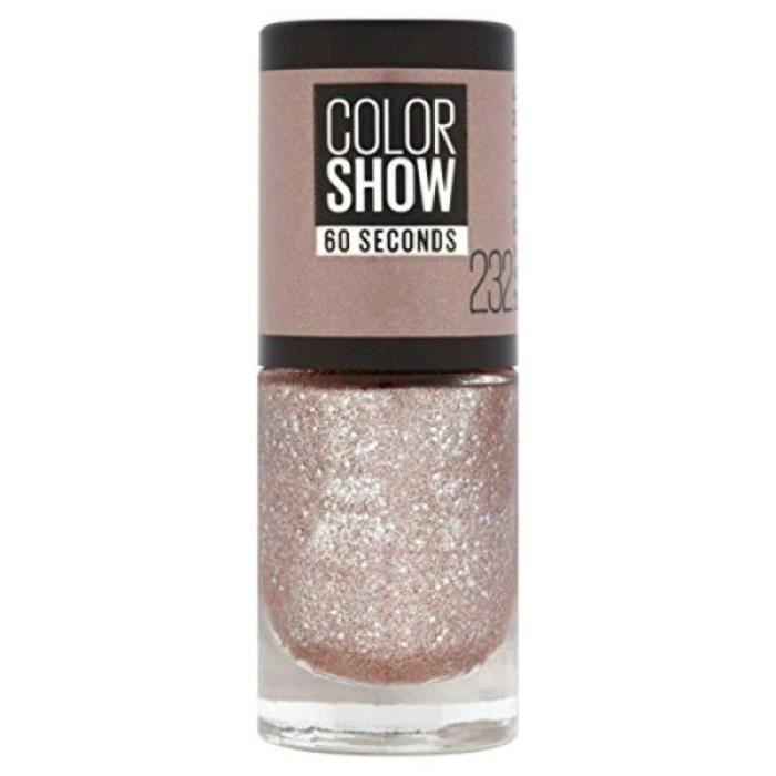 GEMEY MAYBELLINE Colorshow Vernis à ongle 232 rose chic blister x1