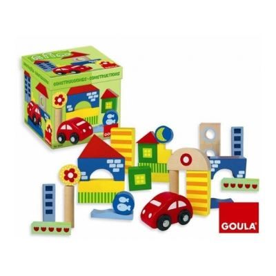 Jeu de construction de 26 pièces en bois - Goula